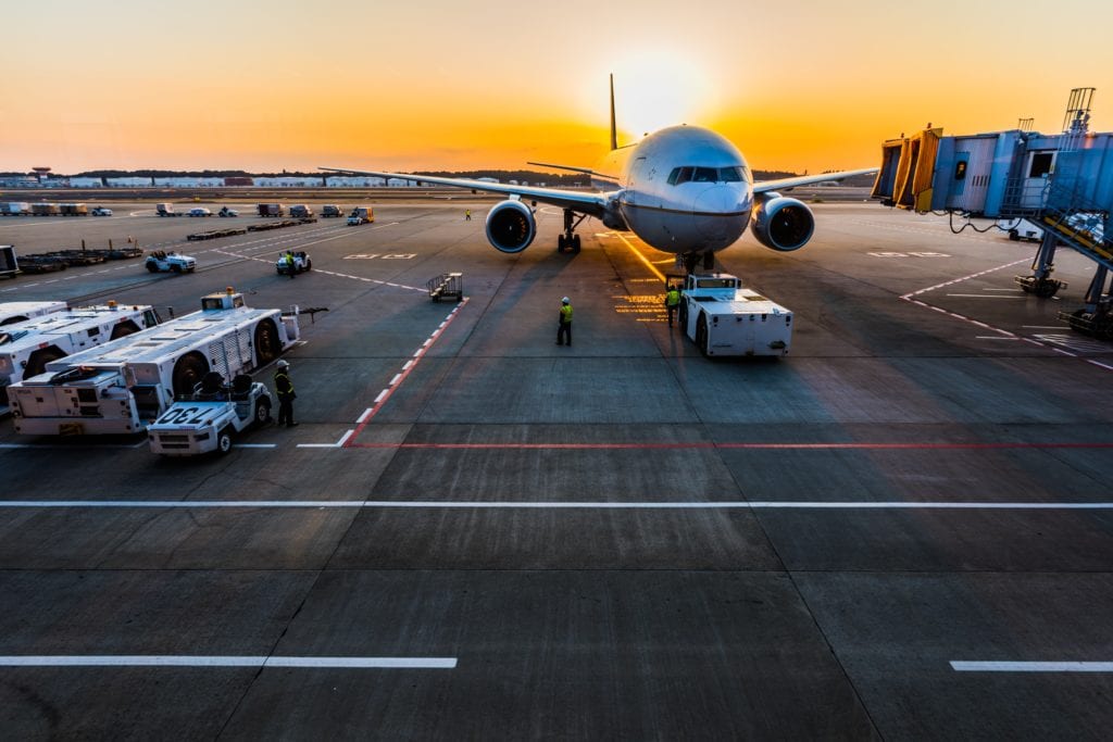 Werken op Schiphol