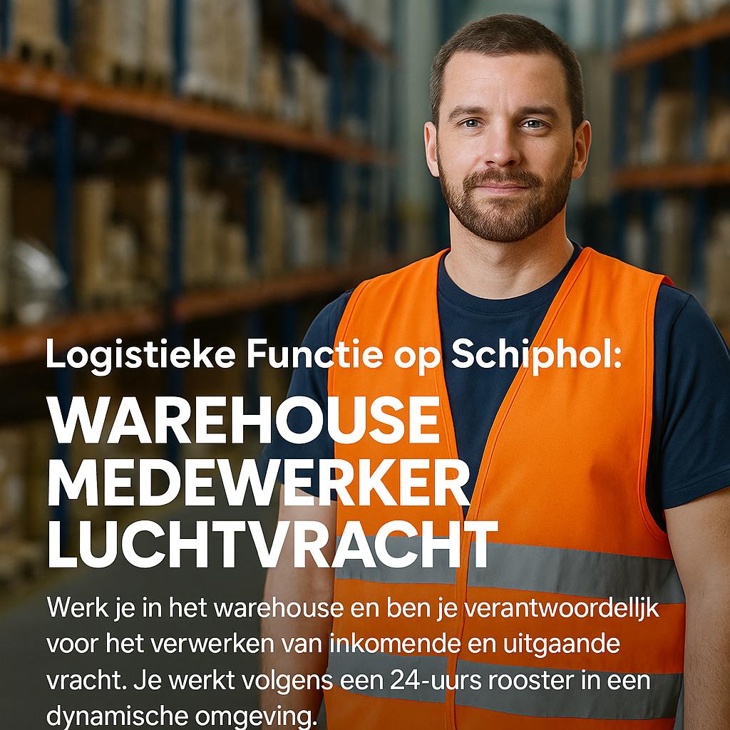 warehouse medewerker luchtvracht schiphol 1 - werken op schiphol